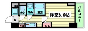 S-RESIDENCE南堀江の物件間取画像